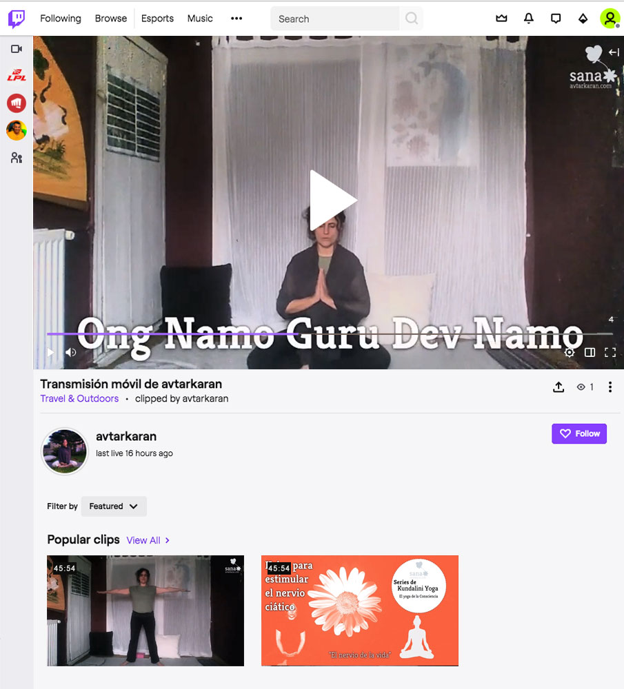 Clases online de Avtar Karan en Youtube